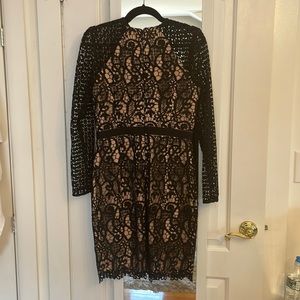barney’s new york black lace dress